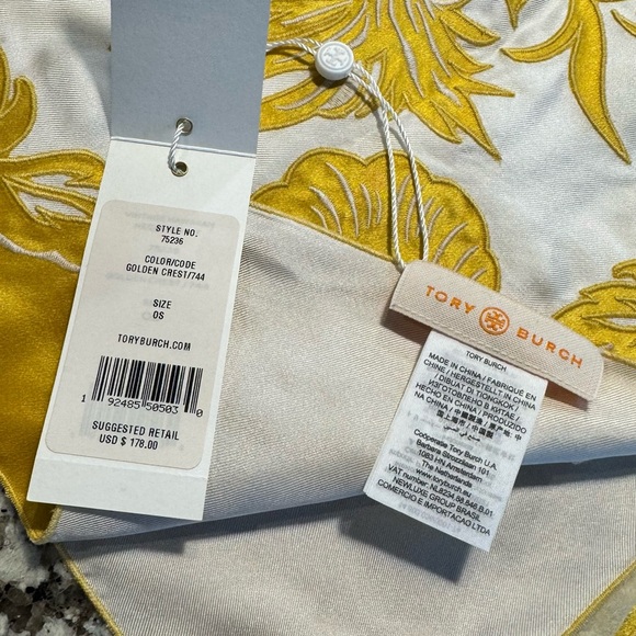 Tory Burch Golden Crest Scarf